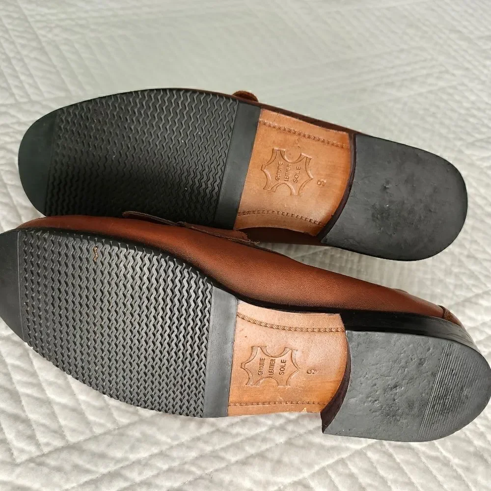 David Taylor leather loafers